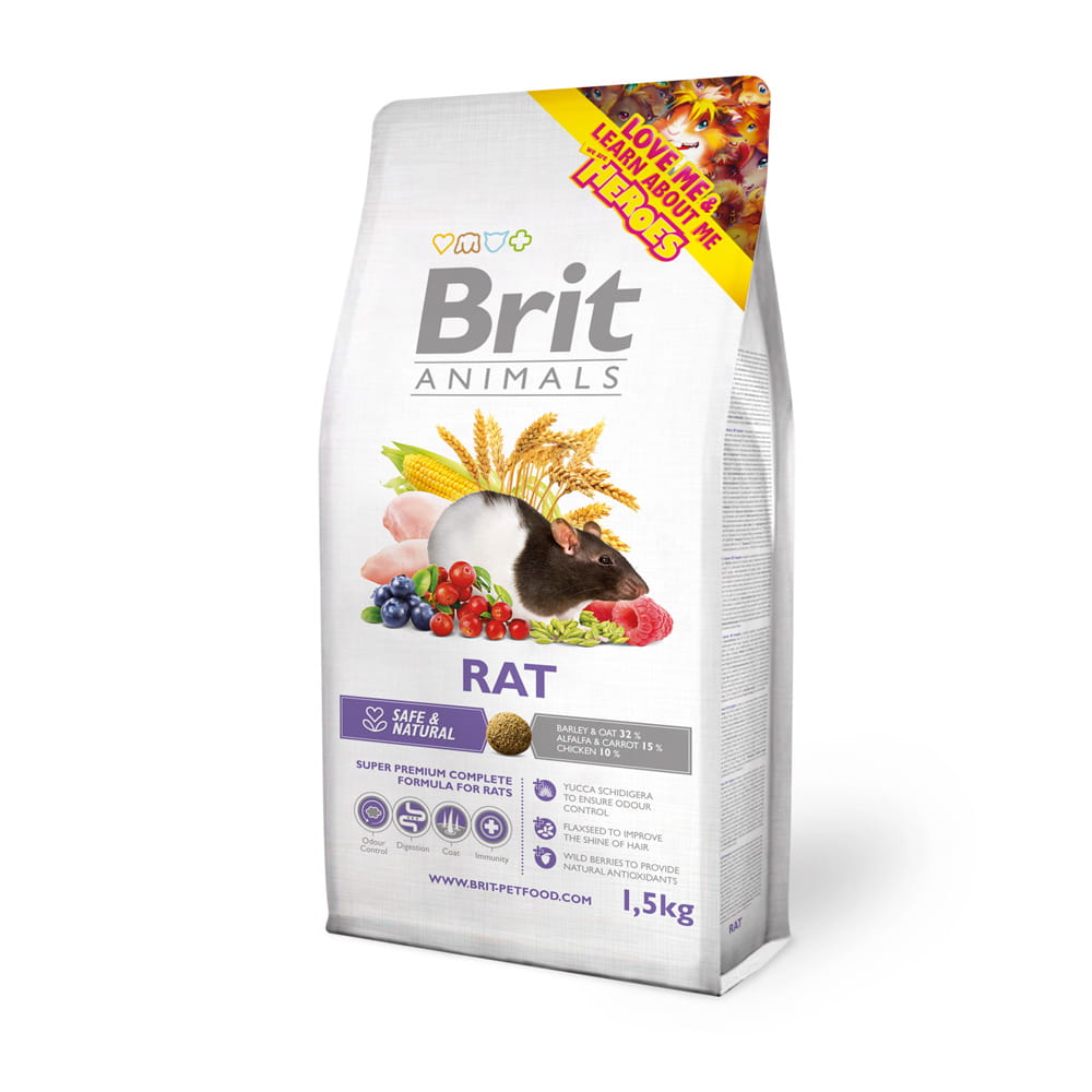 Brit Animals Rat Complete karma dla Gryzoni 1,5kg